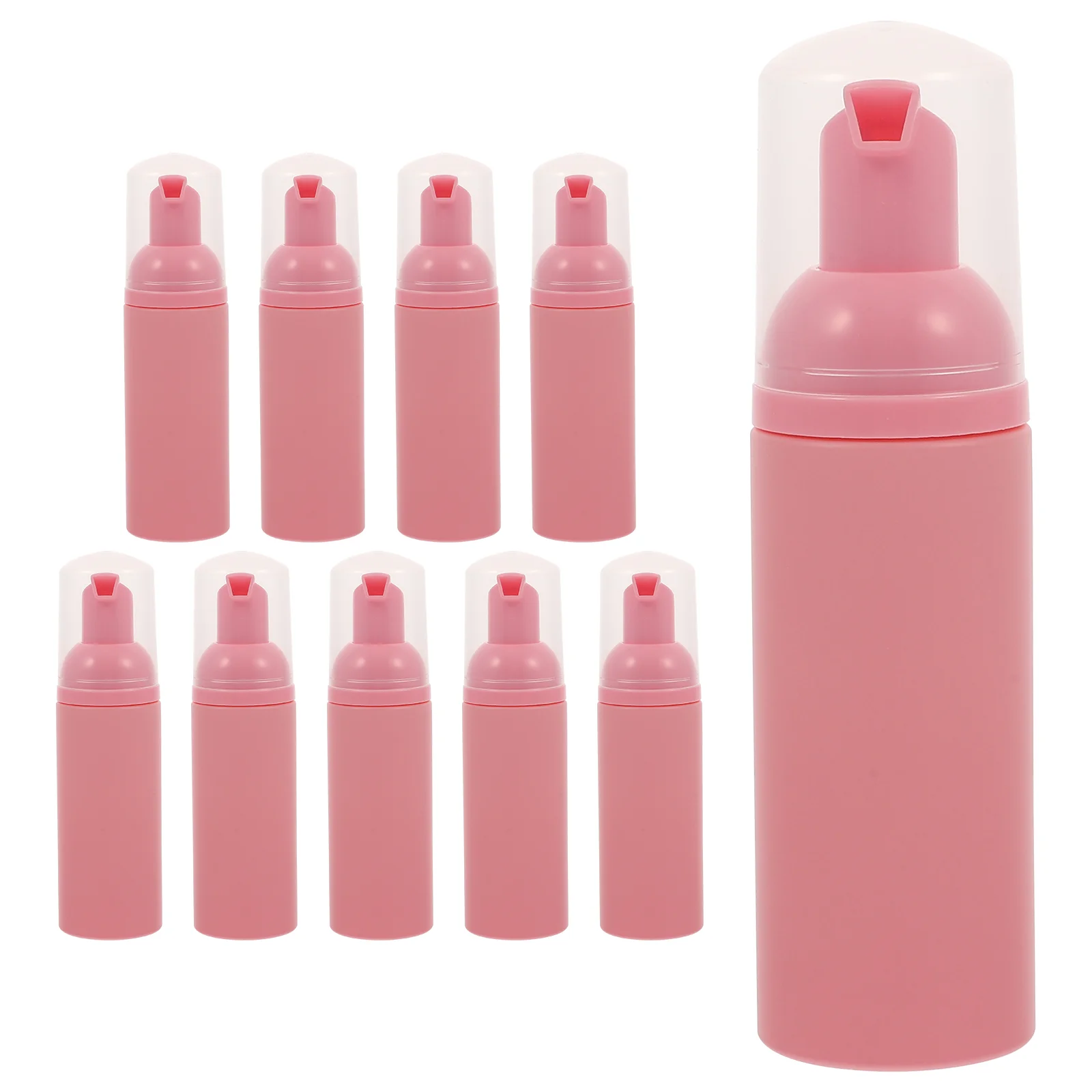 

10 Pcs Push Sparkling Bottle Refillable Pump Bottles Toiletry Travel Containers Body Wash Dispenser Shower Foams The Pet Lotion