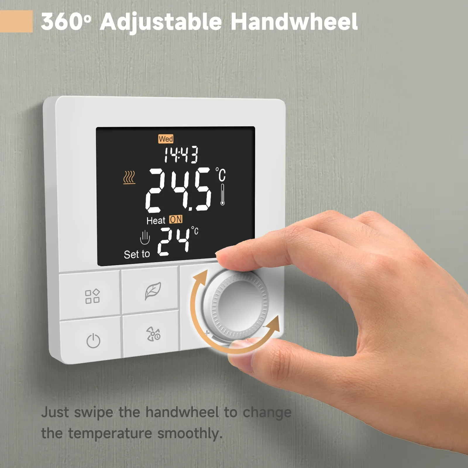 

Термостат для теплого пола, с Wi-Fi