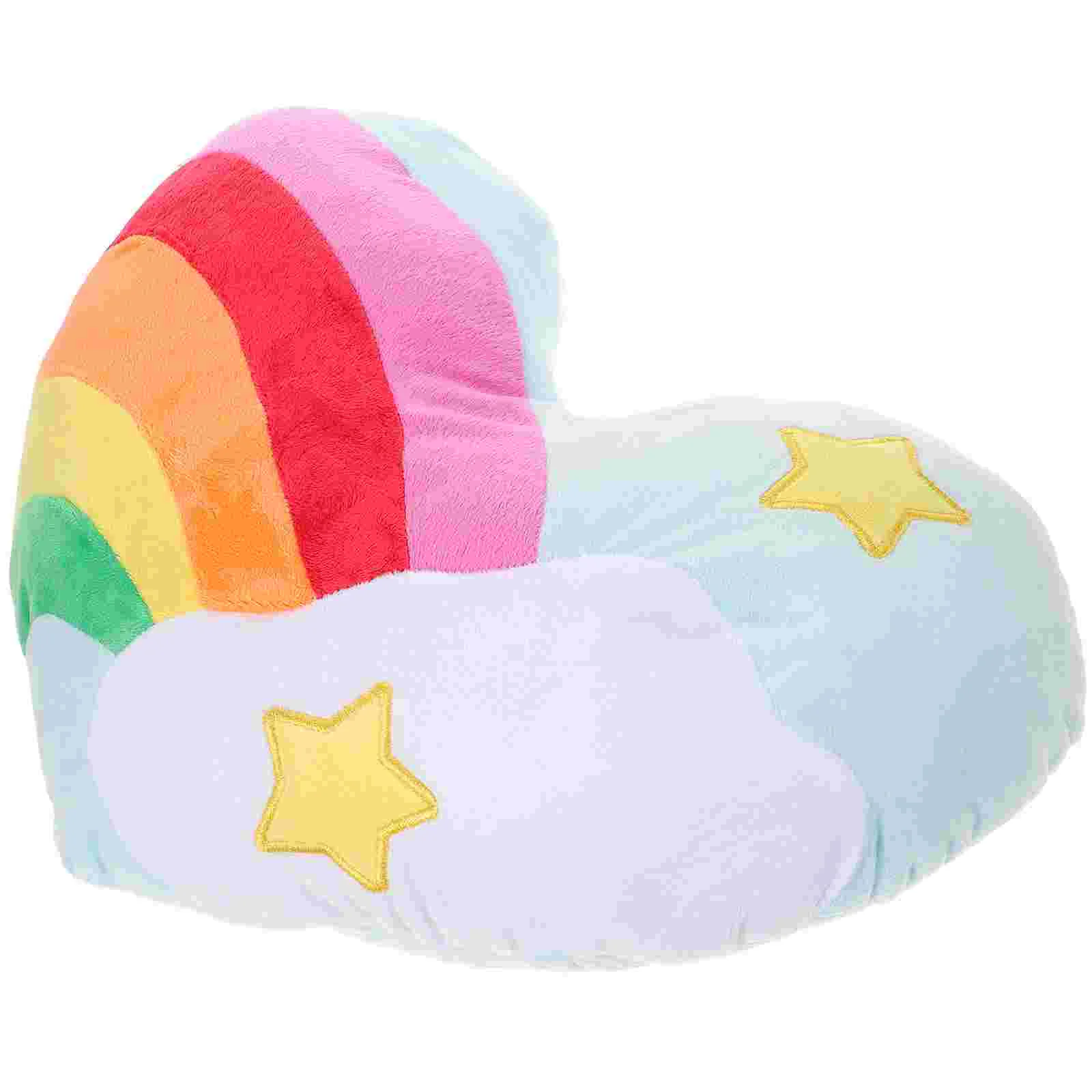 1 шт. радужная подушка в форме сердца плюшевая милая креативные подарочные