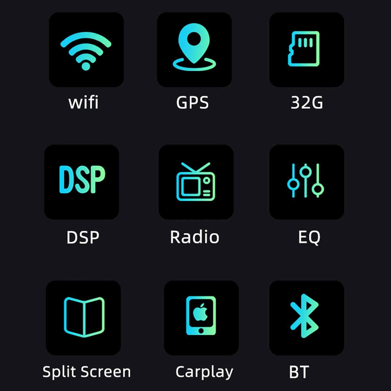 Автомагнитола 1 DIN сенсорный экран 10 дюйма 8 ядер GPS-навигация Android |