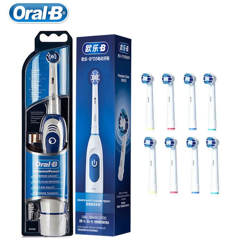 Электрическая зубная щетка Oral B Sonic DB4010, вращающаяся, прецизионная, для глубокой чистки, белого цвета, со сменной насадкой зубные щетки для взрослых, 4/8
