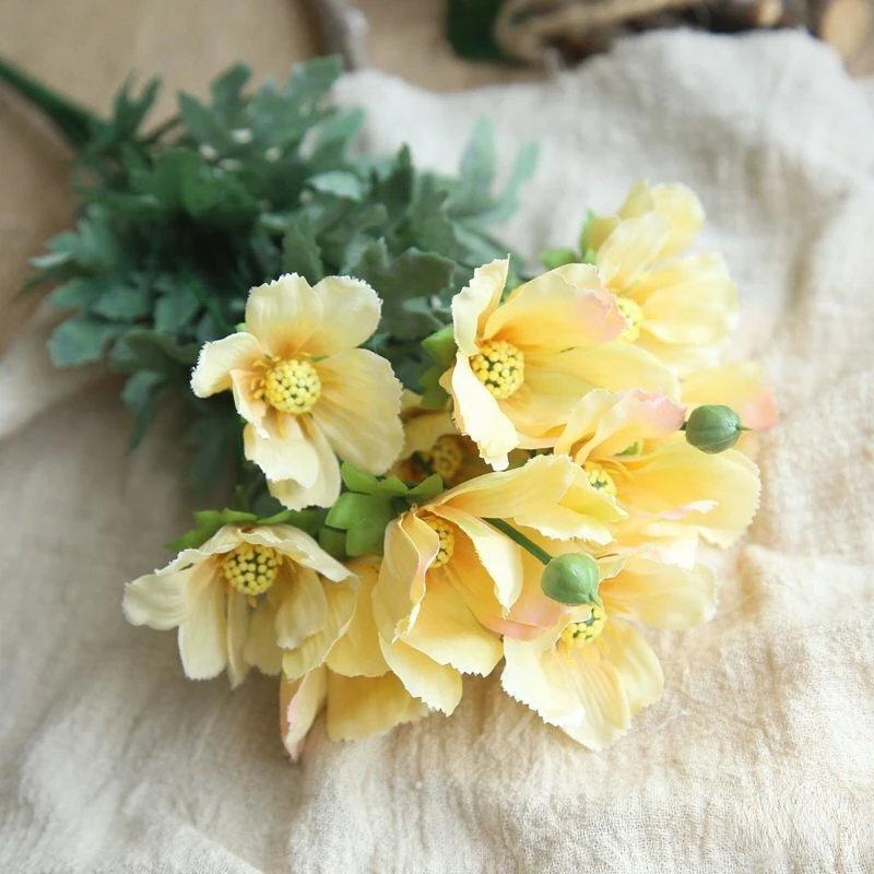 Подсолнух букет новорожденных Фотография реквизит фон искусственный цветок мех