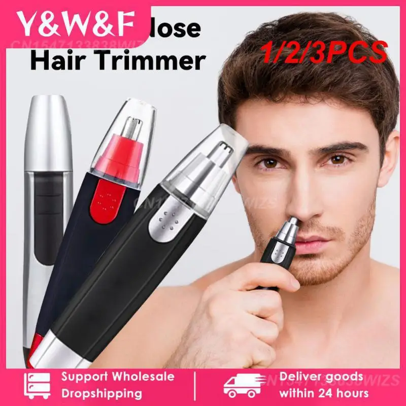 

1/2/3PCS Electric Nose Hair Trimmer Implement Shaver Clipper Men Women Ear Neck Eyebrow Trimmer Shaver Man Clean Trimer Razor