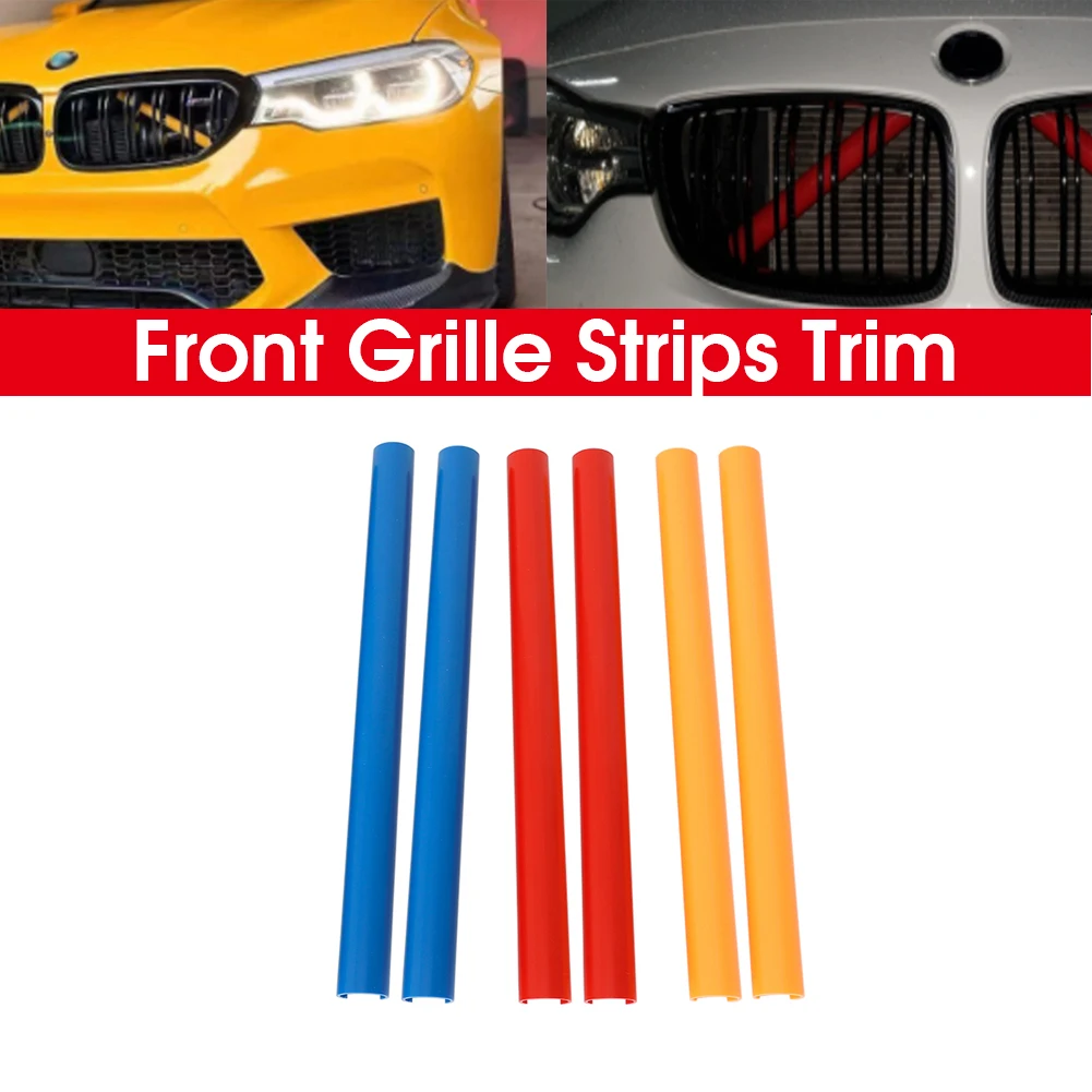 Передняя решетка радиатора в спортивном стиле полоска с отделкой рама для BMW F10 F11