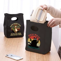 portable lunch bag food thermal box durable pew printed office cooler lunchbox picnic organizer insulated case food storage bags