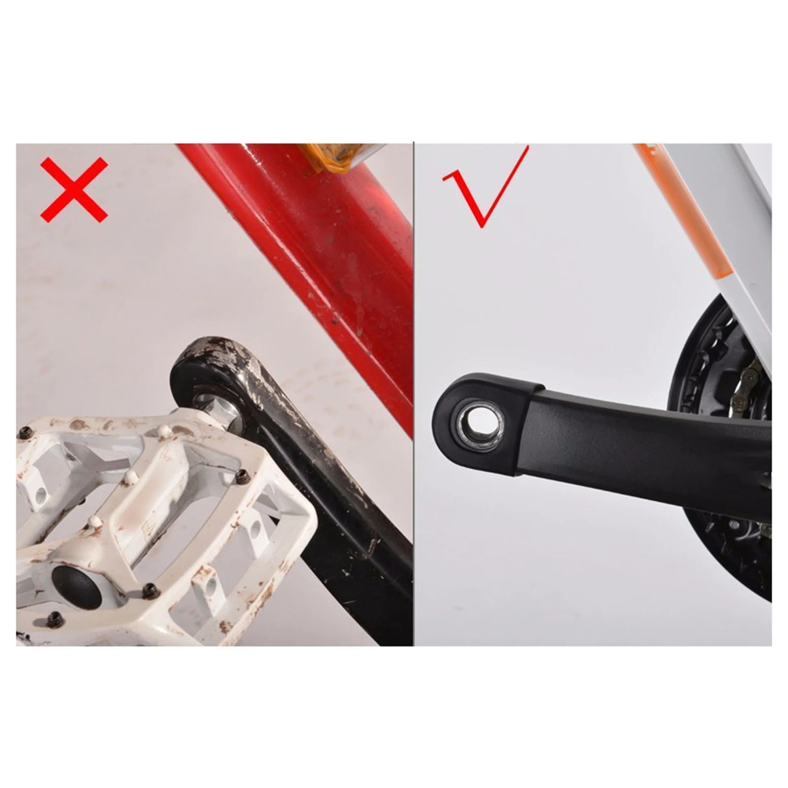 

Brand New Bicycle Rubber Crank Guards For Mountain Bikes Protective Covers Bicycle Crank Guards Rubber Thickness 15mm Width 29mm