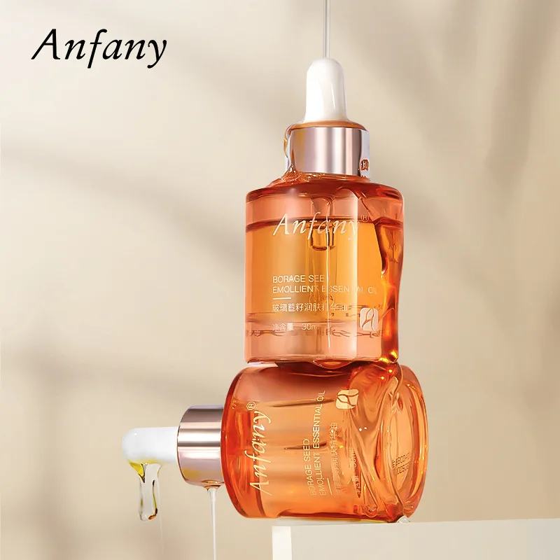 Anfany 30ml Borage Seed Emollient Essential Oil Nourishing and firming Moisturizing and hydrating Botanical Repair Body Oil