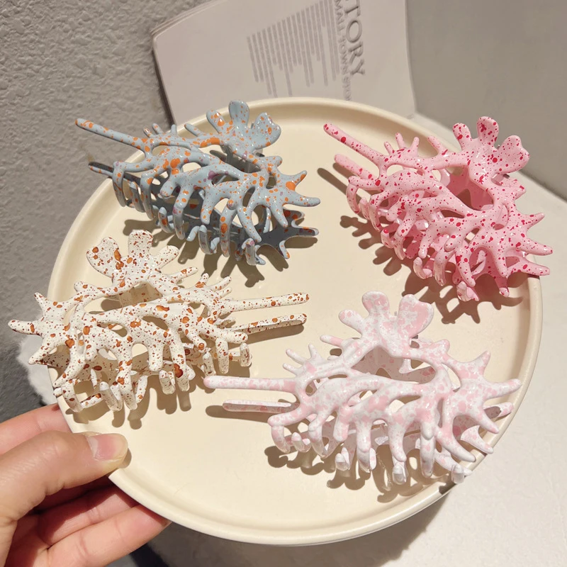 1 шт. новые заколки для волос INS аксессуары розовый синий цвет Жидкий металл