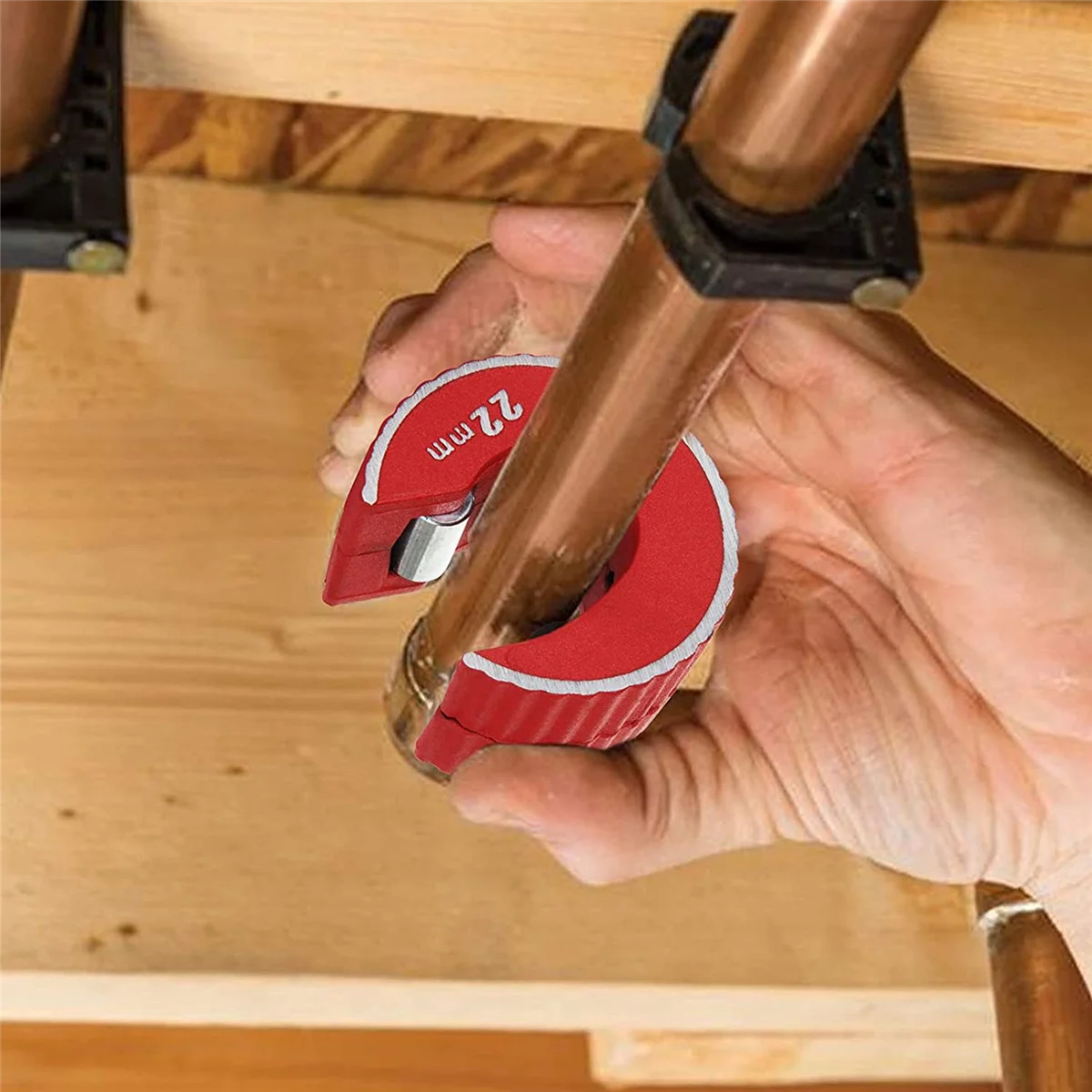 2PCS 15mm &amp 22mm Copper Pipe Cutter Mini Auto Slice Tool Zinc Alloy Tube for Cutting Aluminum Pipes