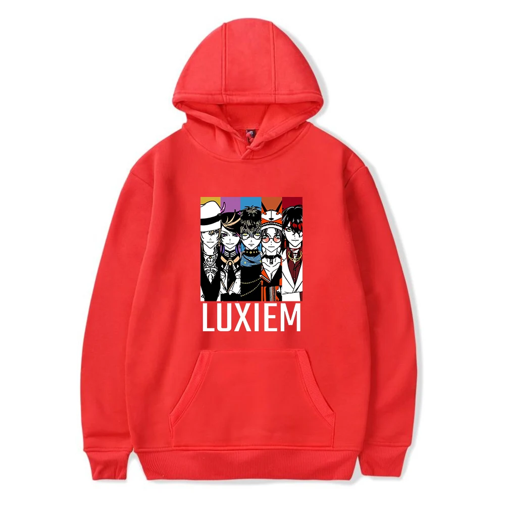 Luxiem VTuber Vox Akuma Mysta Rias Толстовка с капюшоном унисекс длинным рукавом для женщин и