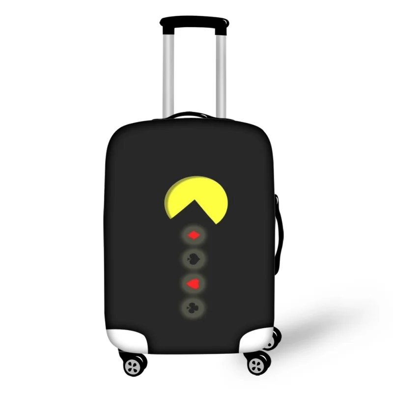 

Pac-Man Print Luggage Protector Cover Trendy Fancy Pattern Suitcase Cover Elastic Travel Gift Maletas de viaje