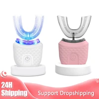u shaped automatic electric toothbrush household lazy toothbrush charging toothbrush intelligent ultrasonic toothbrush
