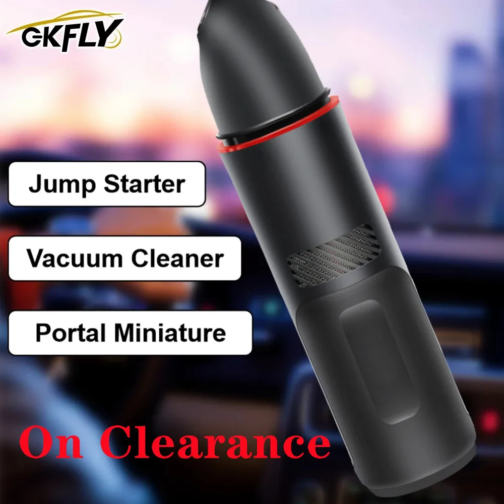 

GKFLY 1200A Emergency Car Jump Starter 5000Pa Portable Handheld Vacuum Cleaner Emergency Starting Device Car Battery Booster