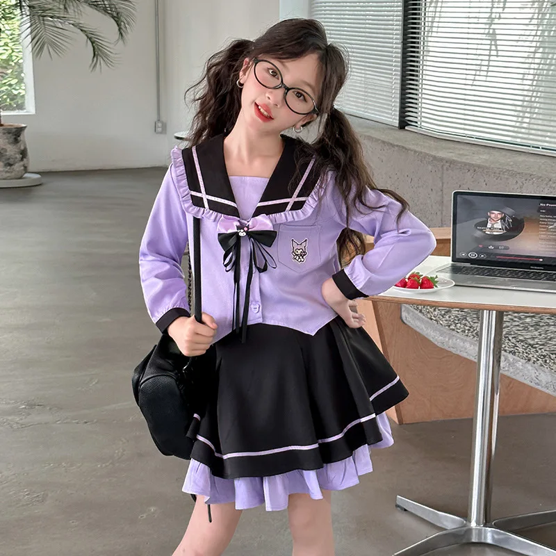 Униформа Jk для девочек на весну и осень комплект из 2 предметов униформа в стиле