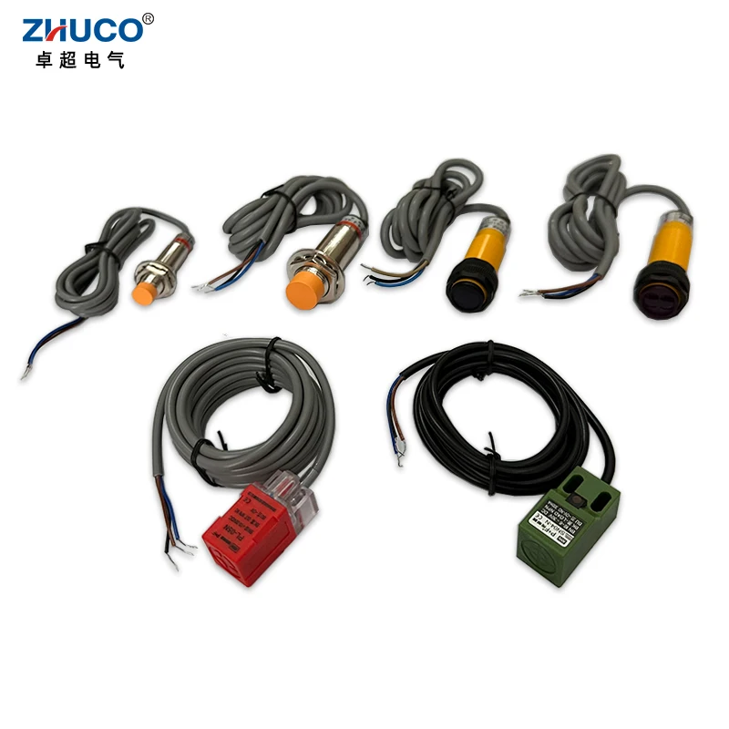 Индуктивный бесконтактный переключатель с проводом 1 2 метра шт. диаметром 12 мм NPN