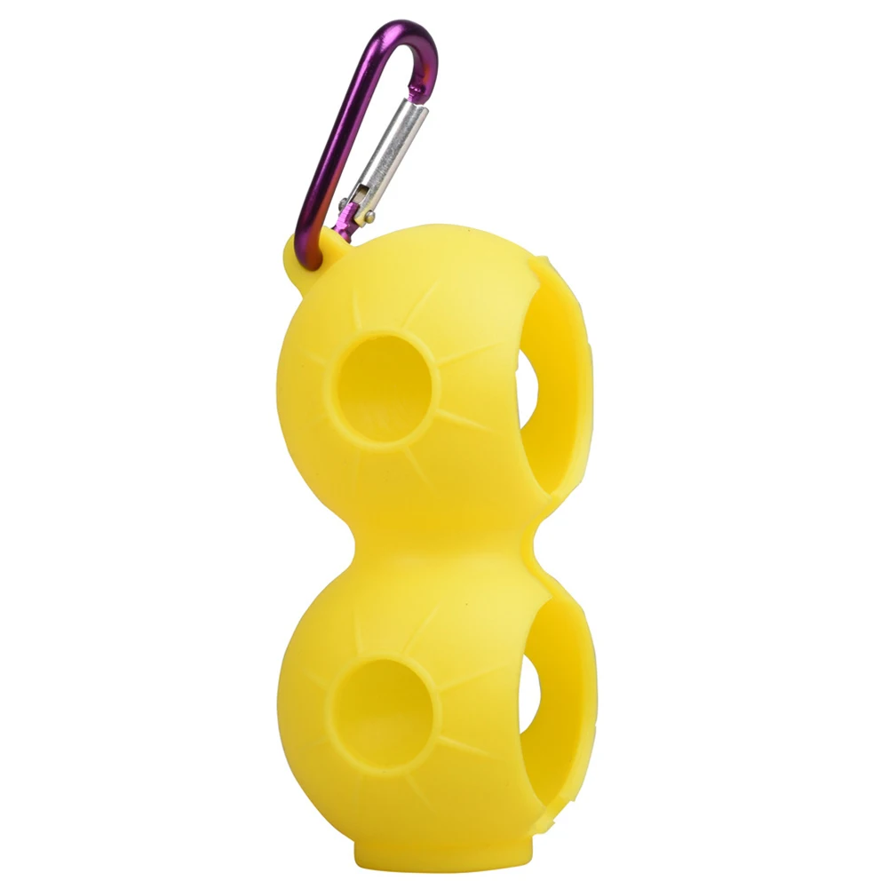 

Golf Ball Cover Golf Ball Carrier for Two Balls Durable and Drop Resistant Silicone Cover (6 Colors Available)