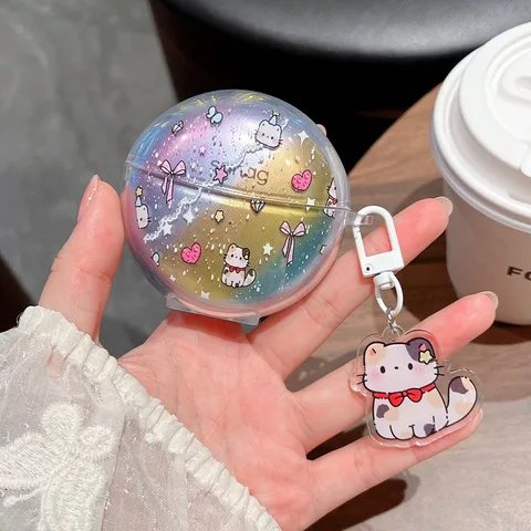 Прозрачный силиконовый чехол для наушников Sanag S6S