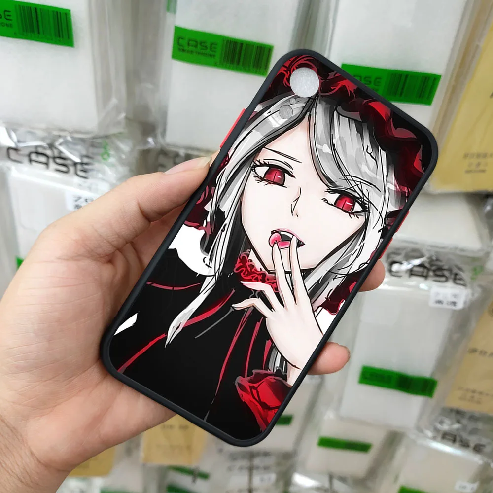 Новый трендовый чехол для телефона Overlord Anime iPhone 16 15 14 11 12 13 Pro Max Mini X XR XS 7 8 Plus SE 16Pro