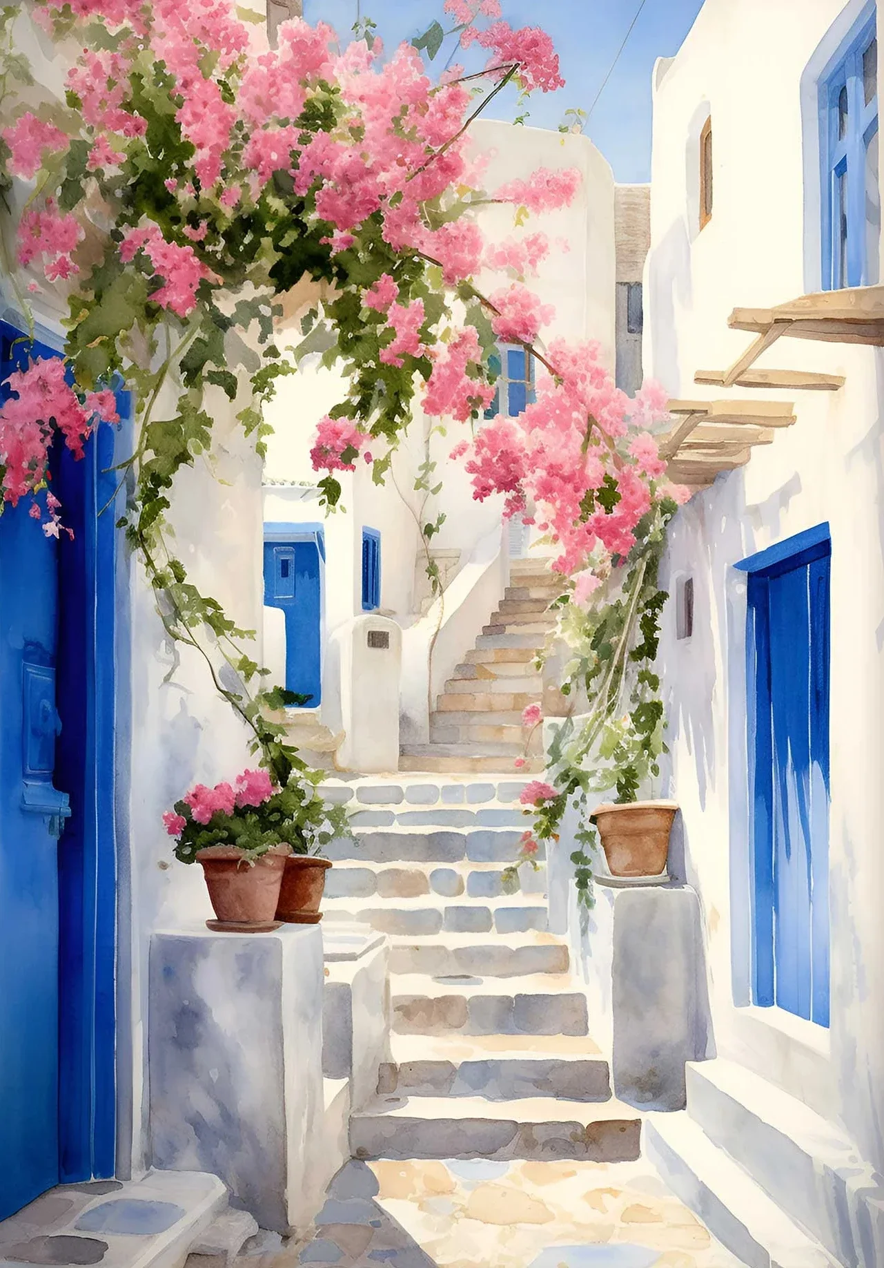 

Печать на холсте "Итальянский пейзаж с лимонными и оливковыми рощами"