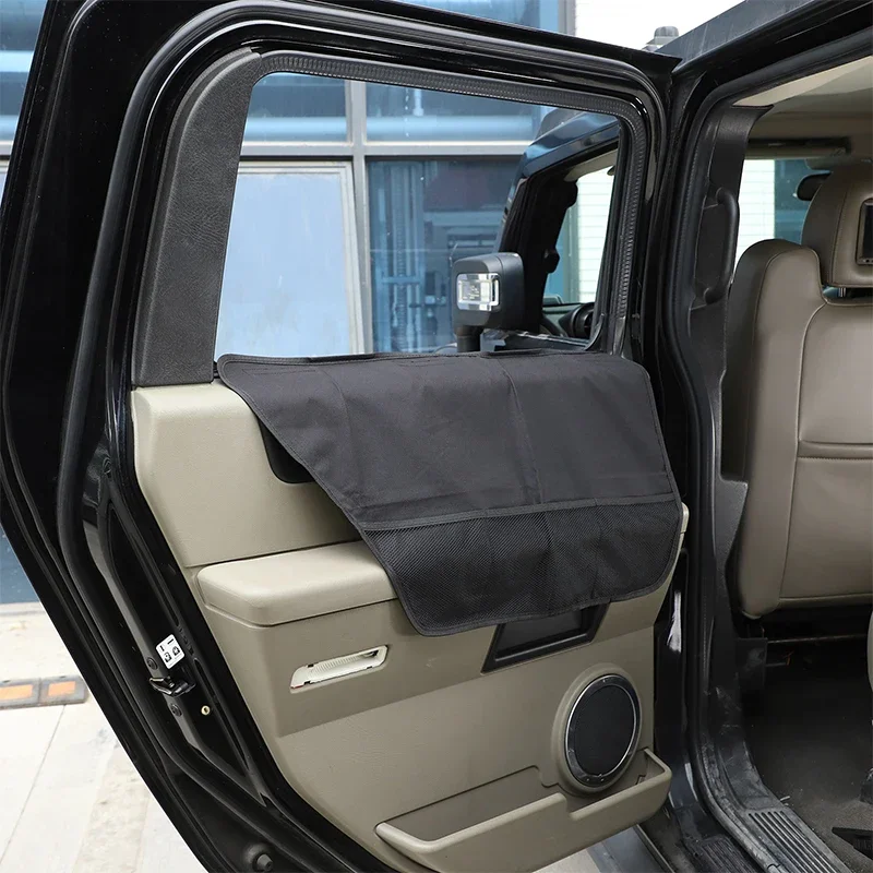 Для Hummer H2 2003-2009 черная водонепроницаемая ткань Оксфорд задняя дверь автомобиля с