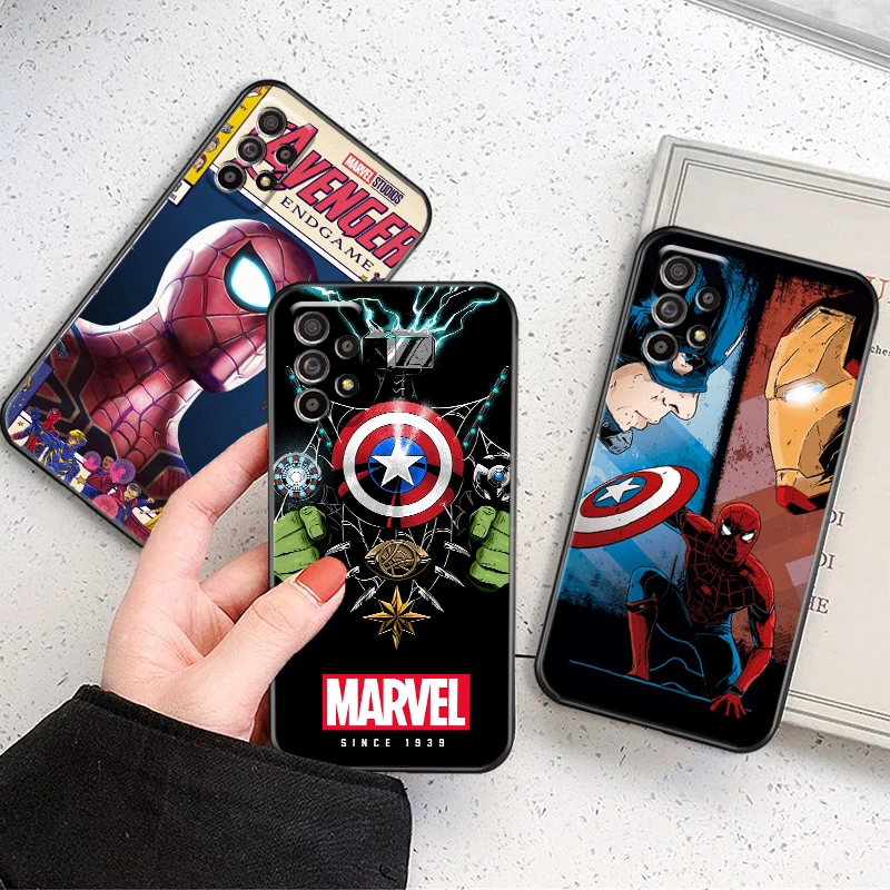 

Spiderman Venom Iron Man For Samsung Galaxy M10 M11 M12 M20 M22 M30 M30S M31 M31S M32 M51 M52 5G Phone Case Shockproof
