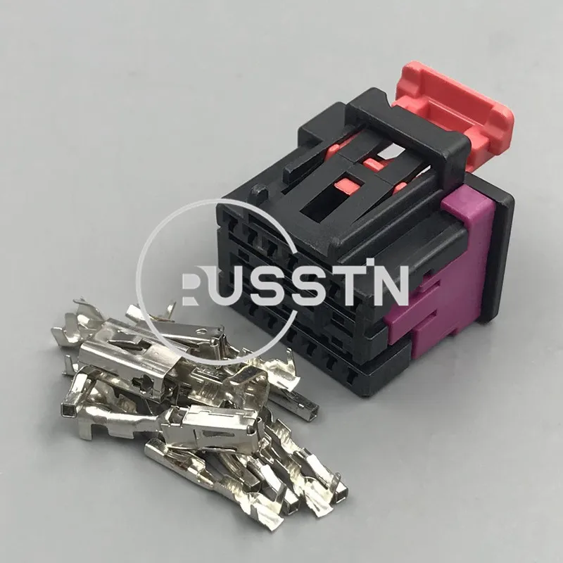 

1 комплект 17-контактный 4F 0972575 4F 0972483 Автомобильный жгут проводов сиденья, док-станция, незапечатанная вилка, композитная розетка переменного тока в сборе для VW Audi