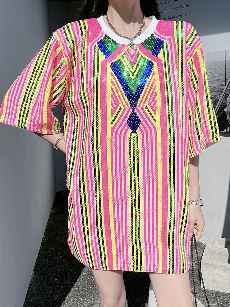 CHICATWILL 2022 новый геометрический дизайн Национальный Повседневный длинный блёстки