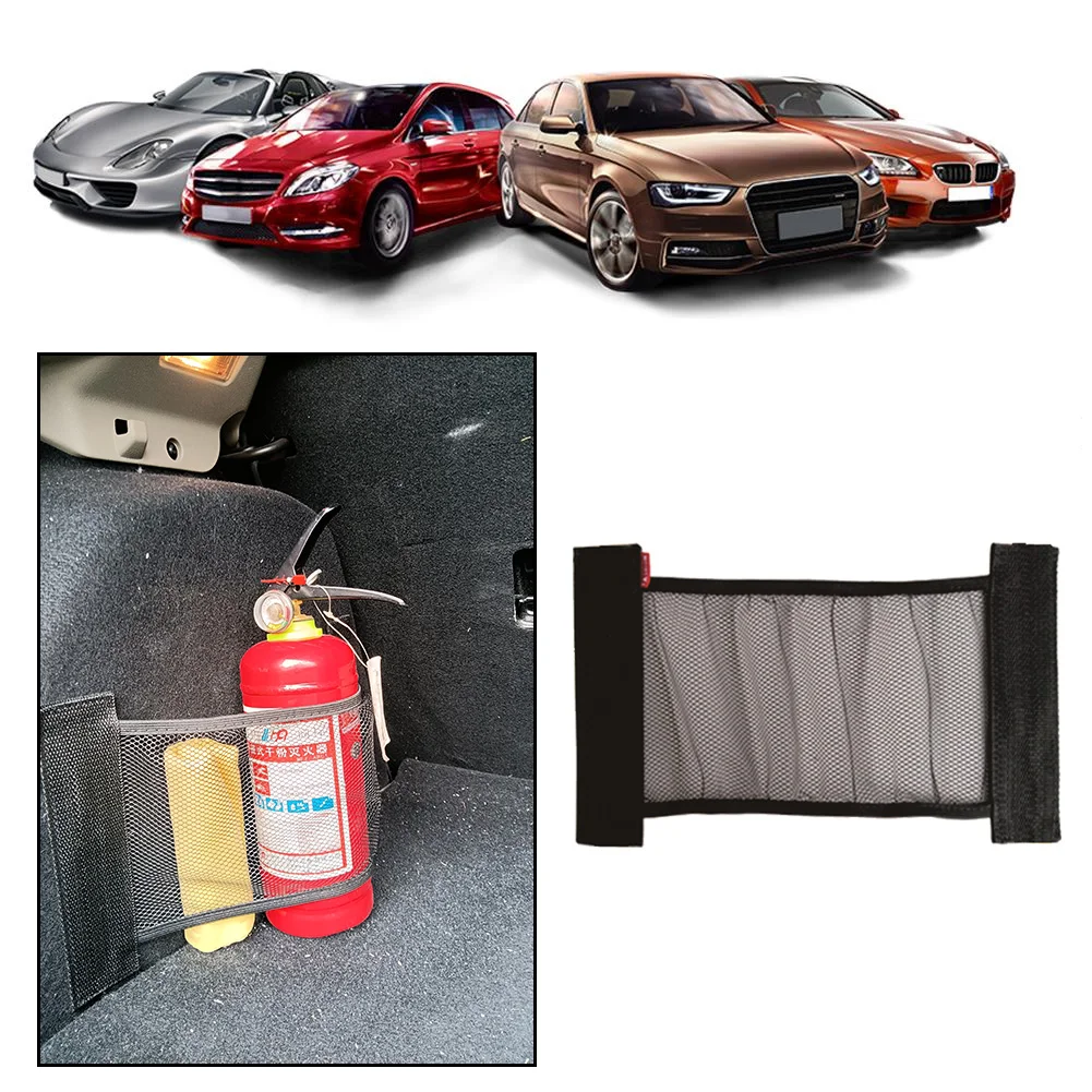 

Car Trunk Storage Bag Mesh Nets Auto Trunk Rear Organizer Elastic String Luggage Holder Pocket for Car Stowing Tidying
