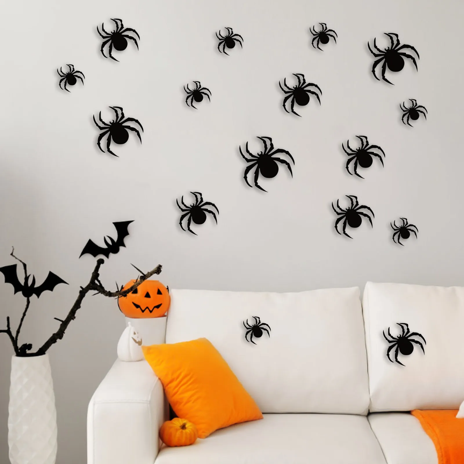 36 шт. наклейки на окна Паук