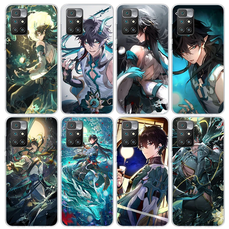 Чехол для телефона Honkai Star Rail Dan Heng Xiaomi Redmi 12C 12 10A 10C 10X 10 9A 9C 9T 9 8A 8 7A 7 6A 6 Pro K70 K60 K40 K20 Soft C