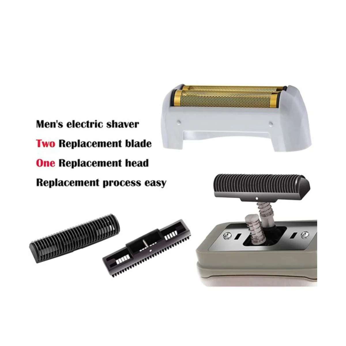 Бритва сменный ремешок + головка резака для Andis 17150 17200 моющаяся 3D