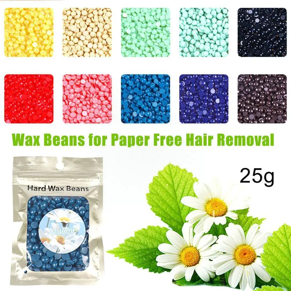 

Wax Beans Hot Film Hard Wax Depilatory Hard Hair Removal Hair Bean Waxing Painless Beauty Care Skin Tool Face Legs Body Rem F4P3