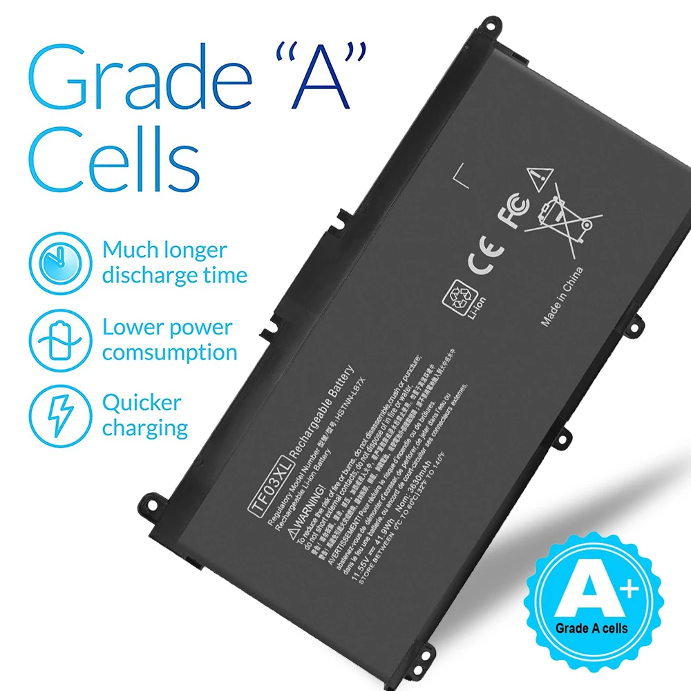 LISCN TF03XL Аккумулятор для ноутбука HP Pavilion 15-CC665CL 15-CD040WM 15-CC123CL HSTNN-UB7J 14-CD1055CL 14-CD1021LA TPN-Q188