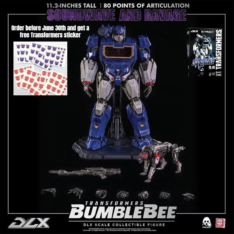 В наличии Threezero трансформер шедевр пчела DLX звуковая волна и Ворон Делюкс класс 3A