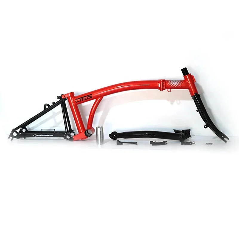 Складной велосипед CRIUS 16 дюймов 349 заводская поставка в Китае 3-складная рама