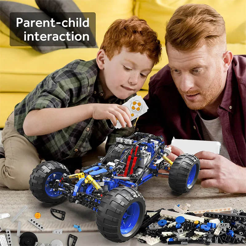 

City RC Off-Road Racing Car Building Blocks APP programmazione telecomando veicolo camion mattoni giocattolo regalo per bambini