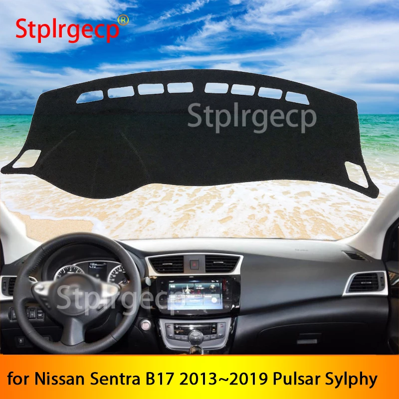 

for Nissan Sentra B17 2013~2019 Pulsar Sylphy Anti-Slip Mat Dashboard Cover Pad Sunshade Dashmat Accessories 2014 2015 2016 2017