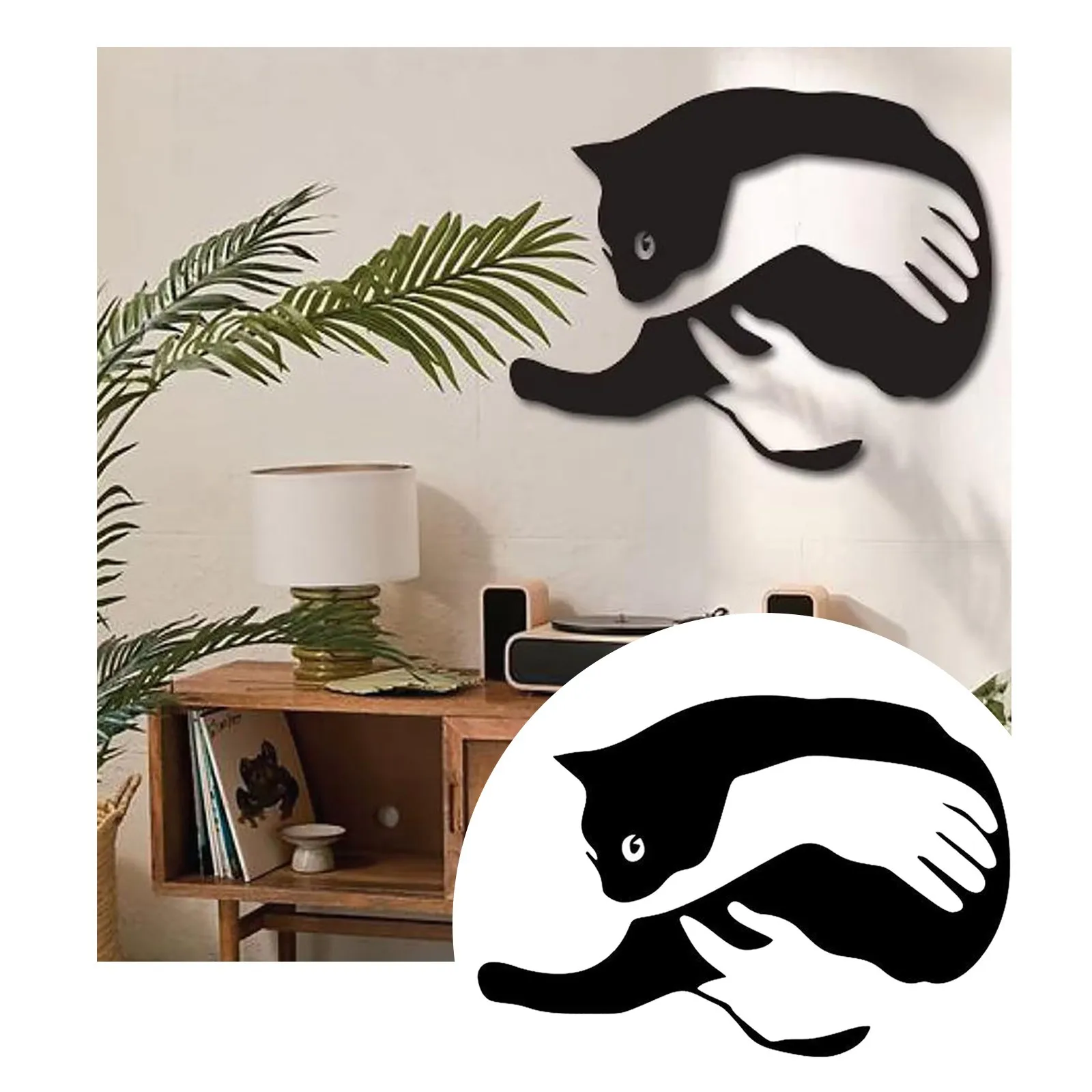 

Металлический Кот объятий; Металлический Настенный декор; Металлическая стена; Искусство на стену; Круглый металлический знак наклейки на стену с изображением травы для гостиной; Искусственные вещи для девочек