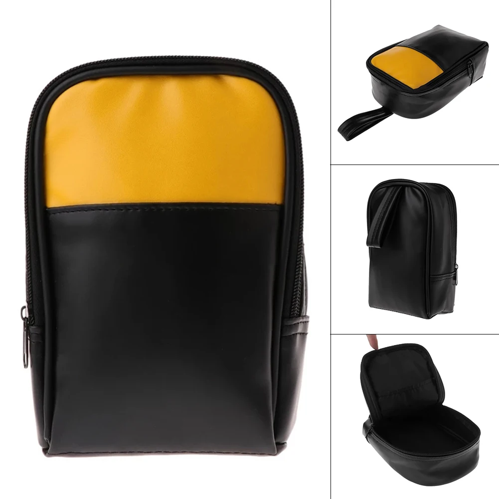 

Digital Multimeter Bag Tool Bag Black For Toolkit Multi-Purpose Tool Bag Shockproof Bag PU Box Case Pocket Toolk Protection Bag