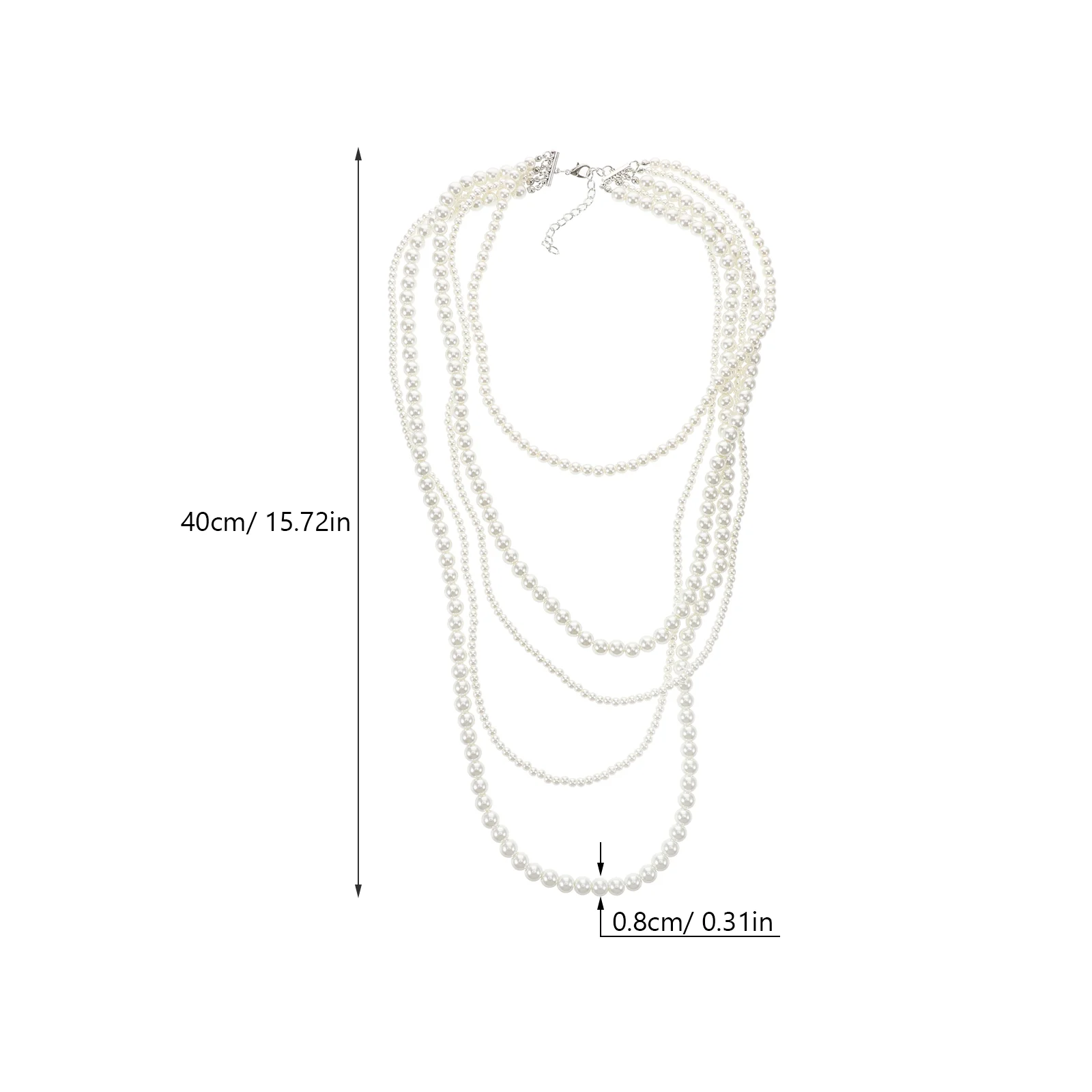 Ожерелье-свитер Grace мужское ожерелье Miss колье с жемчугом искусственный жемчуг