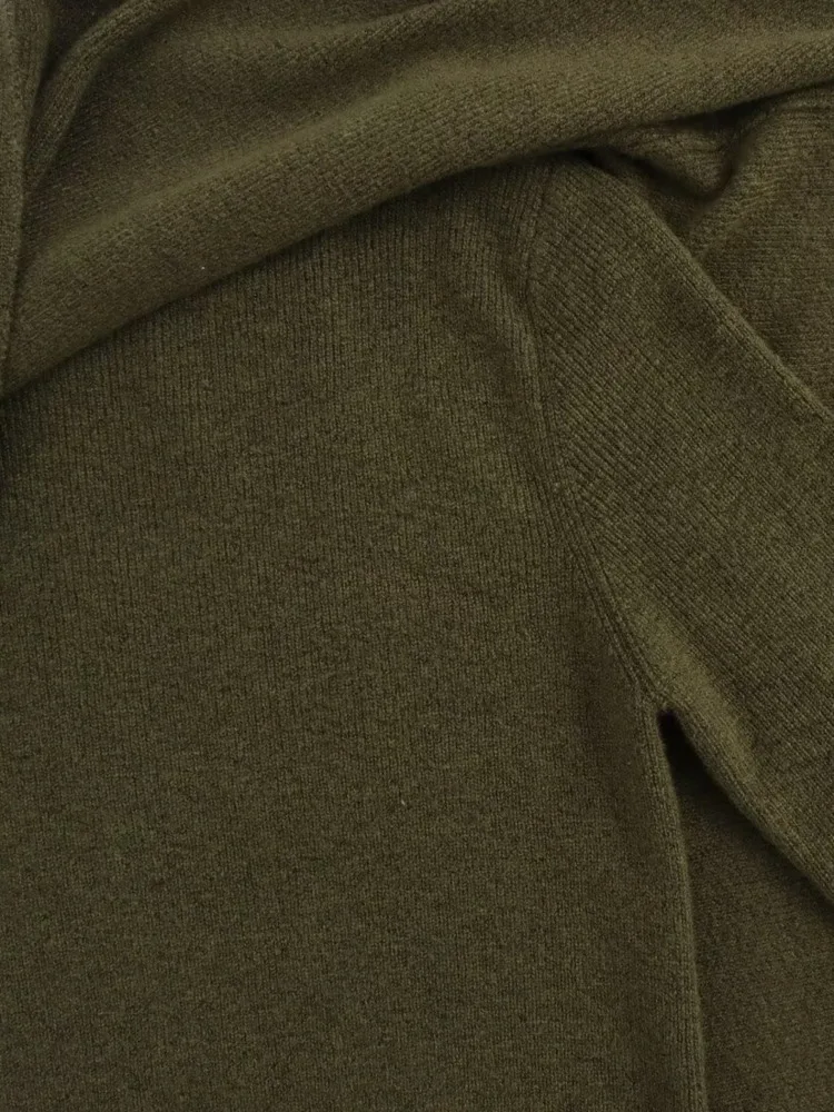 Женский вязаный свитер EAM с круглым вырезом и длинными рукавами летучая мышь