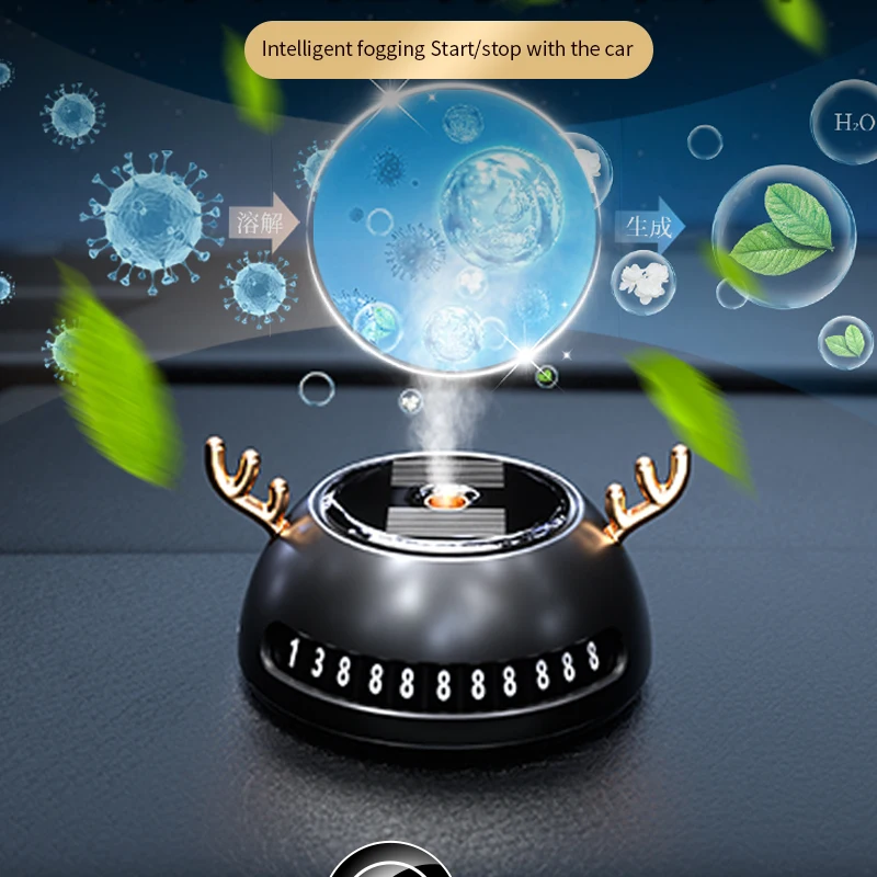 

Car Diffuser Humidifier Auto Air Purifier Air Freshener Essential Oil Nano Cool Mist Maker For Car Aroma Aromatherapy Diffuser