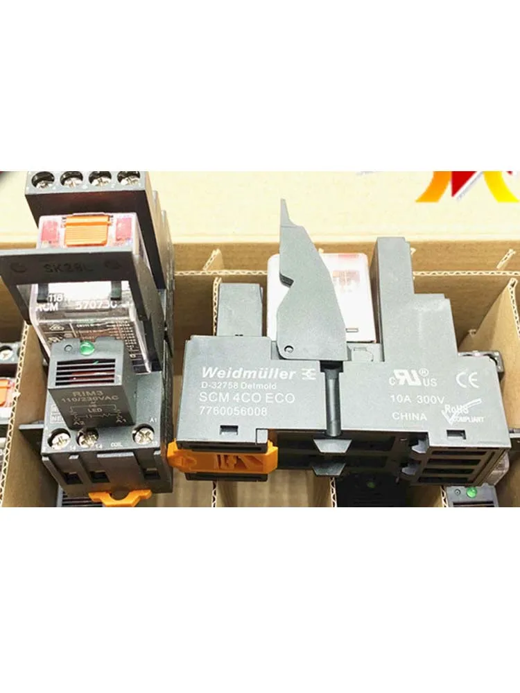 1 комплект, реле RCM 570730 RIM3 230VAC SCM 4CO ECO с разъемом