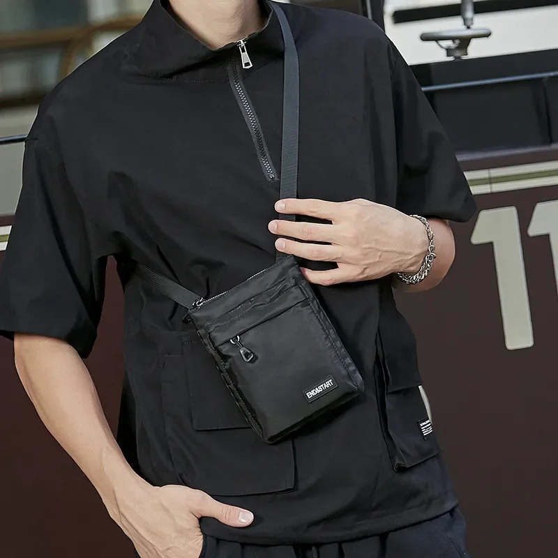

Casual Man Student Japanese Oxford 2023 Bolsos Crossbody Shoulder Handbags Men Bags Mobile Bag Male Small Style Travel for Mini