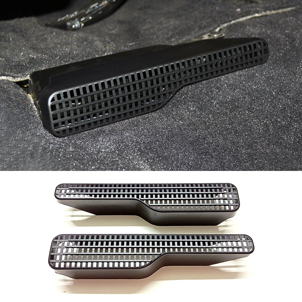 

For Volkswagen VW Touareg 2011 2017 Car Under Seat Air Conditioner AC Duct Vent Outlet Grille Cover Case Frame Trim Anti Debris