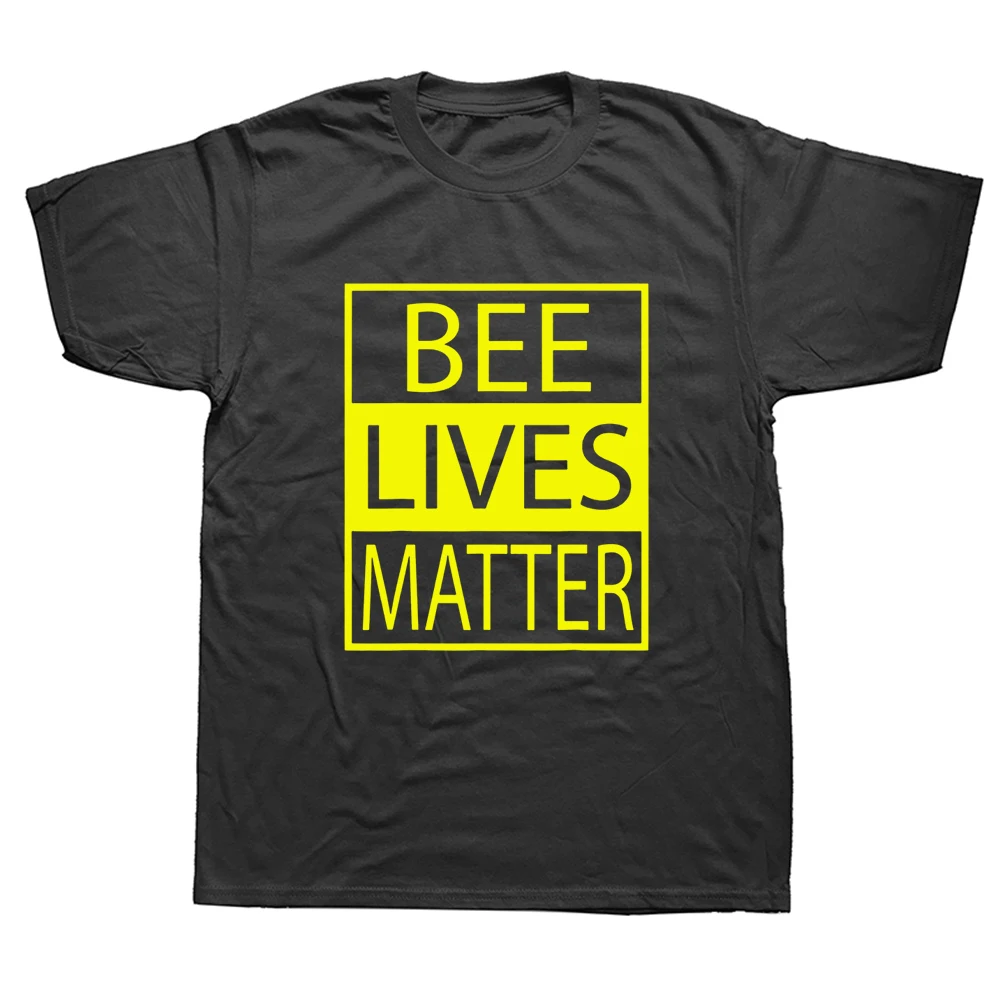 

Funny Bee Lives Matter T Shirts Graphic Cotton Streetwear Short Sleeve Birthday Gifts Summer Style Beekeeping T-shirt Men
