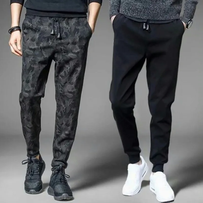 

Summer thin ice silk casual pants for men Fashion Breathable Elastic Pants Joggers Pants Trousers Camo Outdoor Sports Pants