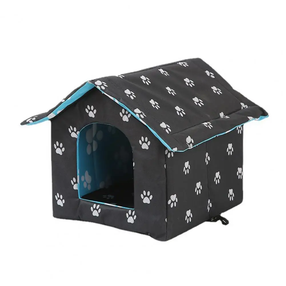 

Durable Pet House Durable Waterproof Folding Pet House Reusable Indoor/outdoor Cat Shelter Tent Nest Zipper for Protection