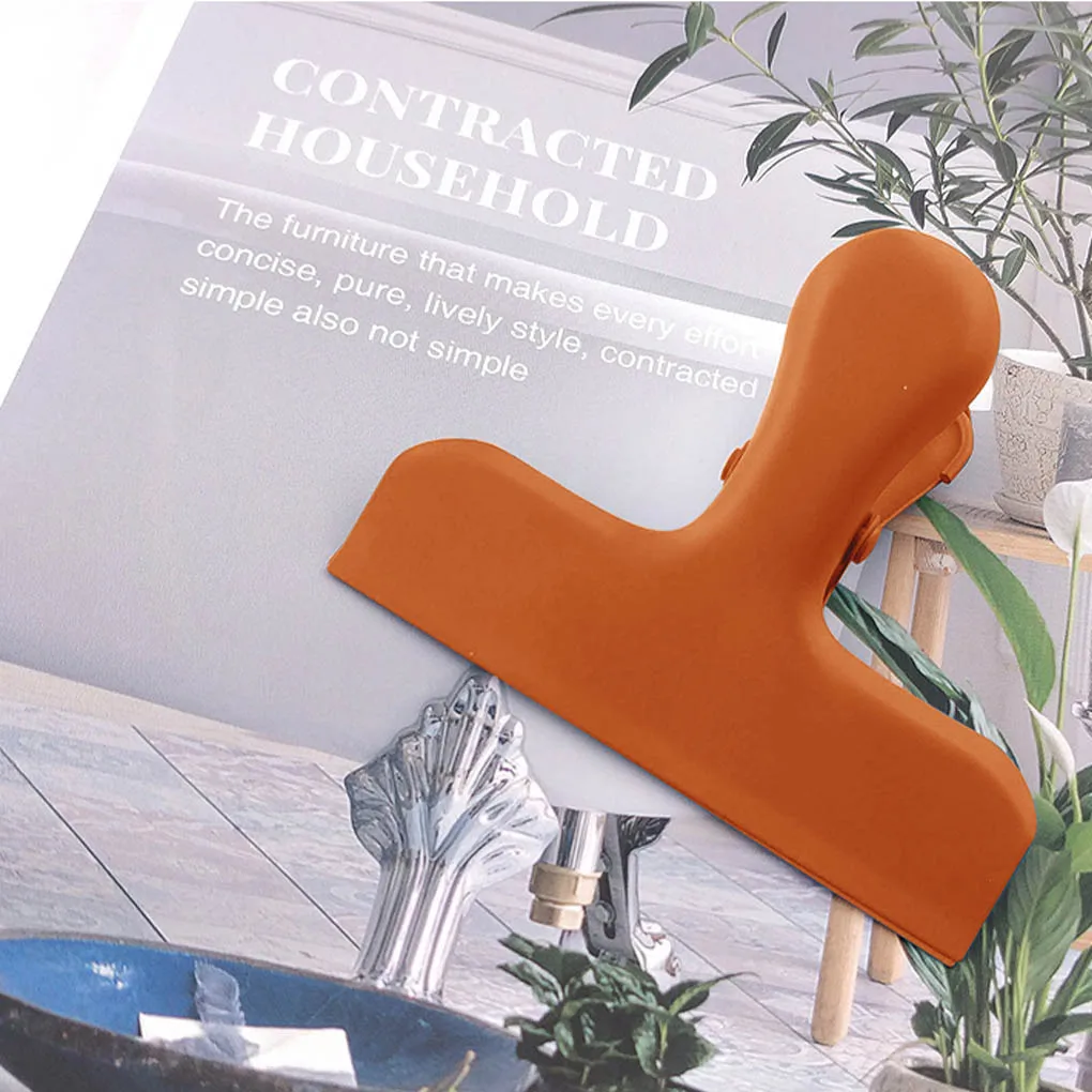 

4pcs Potato Chips Bag Clip Snack Bag Milk Coffee Storage Pouch Seal Clamp Stainless Steel