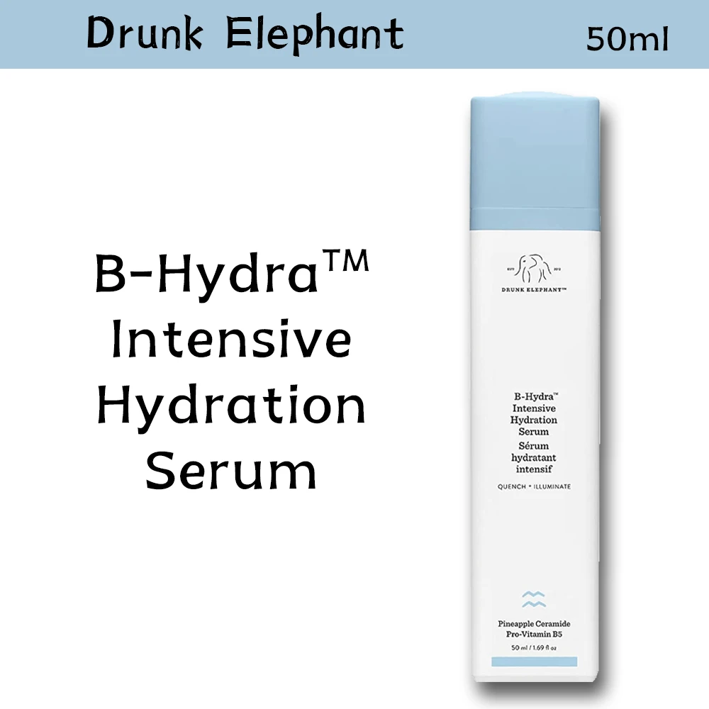 

Original Drunk Elephant B-Hydra Intensive Hydration Serum 50ml Moisturizing Reduce Fine Lines Prevent Drying Repairing Barrier